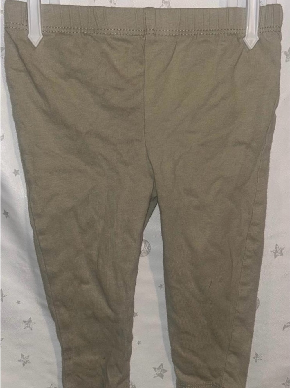 Rene Rofe Olive Green Kids Stretch Leggings